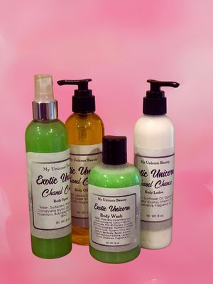 Exotic Unicorn Bundle (Body Oil, Spray, Lotion, and Wash)