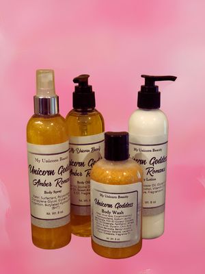 Unicorn Goddess Bundle (Body Oil, Spray,  Lotion, and Body Wash)