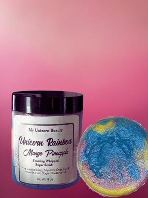 Unicorn Rainbow Sugar Scrub