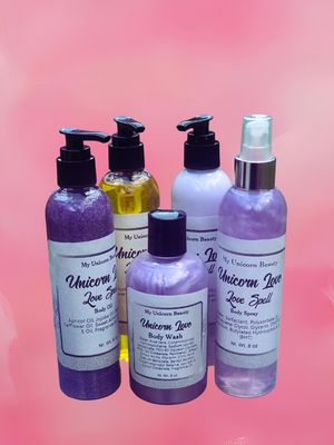 Unicorn Love Bundle (Body Oils, Lotion, Spray, and Wash)