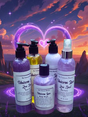 Unicorn Love Bundle (Body Oils, Lotion, Spray, and Wash)