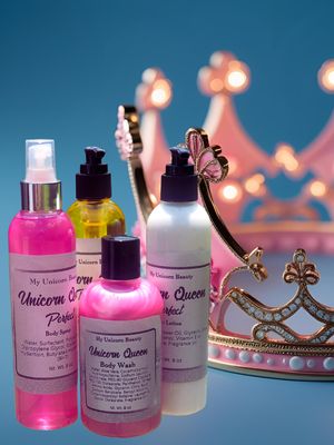 Unicorn Queen Bundle (Body Oil, Spray, Lotion, and Wash)