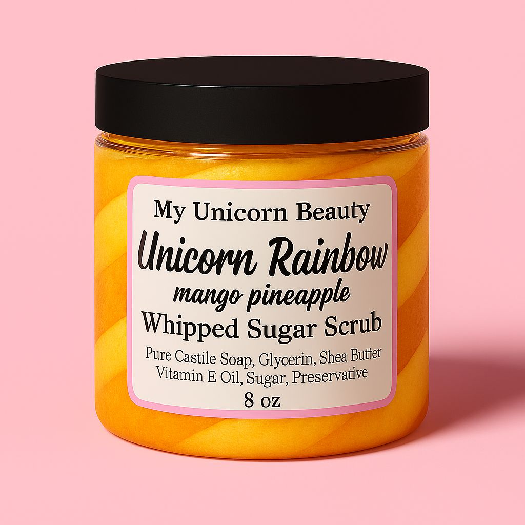 Unicorn Rainbow Sugar Scrub
