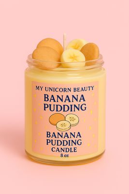 Banana Pudding Scented Candle