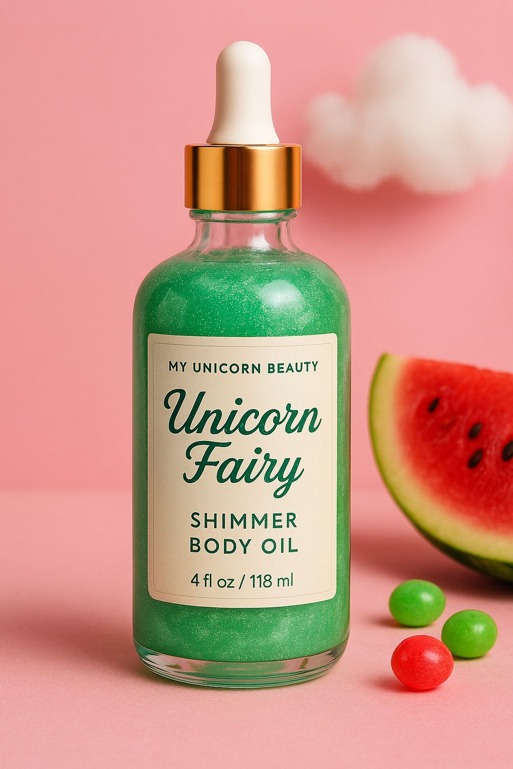 Unicorn Fairy Body Oil with Shimmer