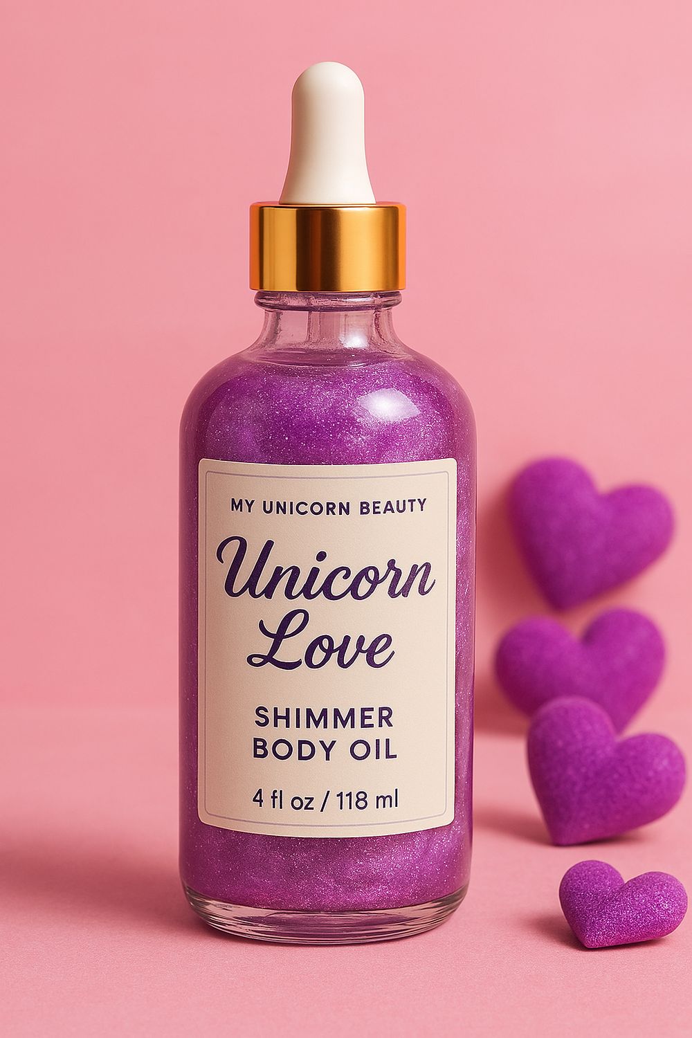 Unicorn Love Body Oil with Shimmer