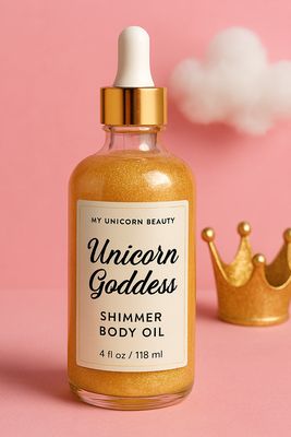 Unicorn Goddess Body Oil with Shimmer