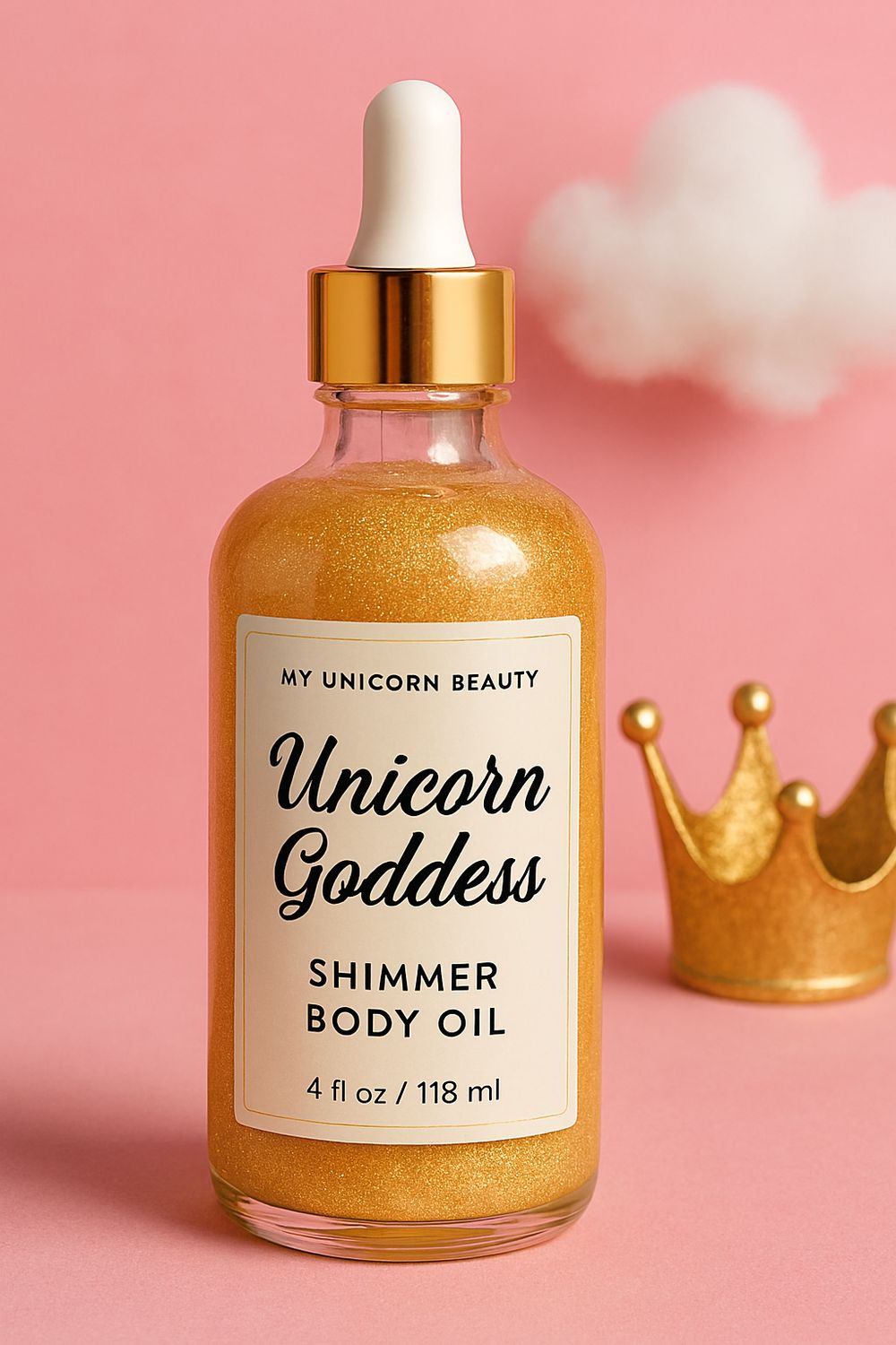 Unicorn Goddess Body Oil with Shimmer
