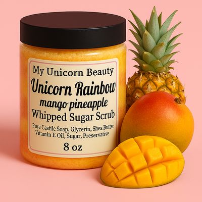 Unicorn Rainbow Sugar Scrub