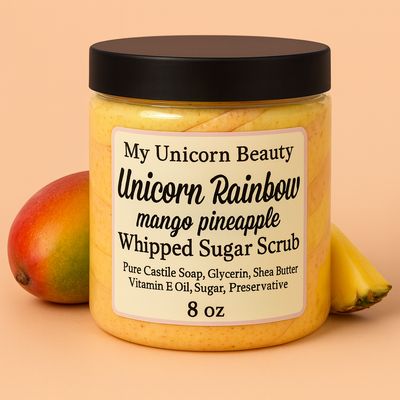 Unicorn Rainbow Sugar Scrub