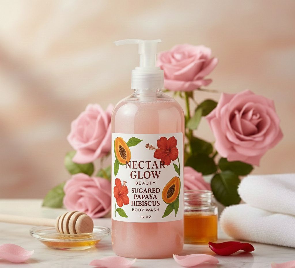 Sugared Papaya Hibiscus Body Wash