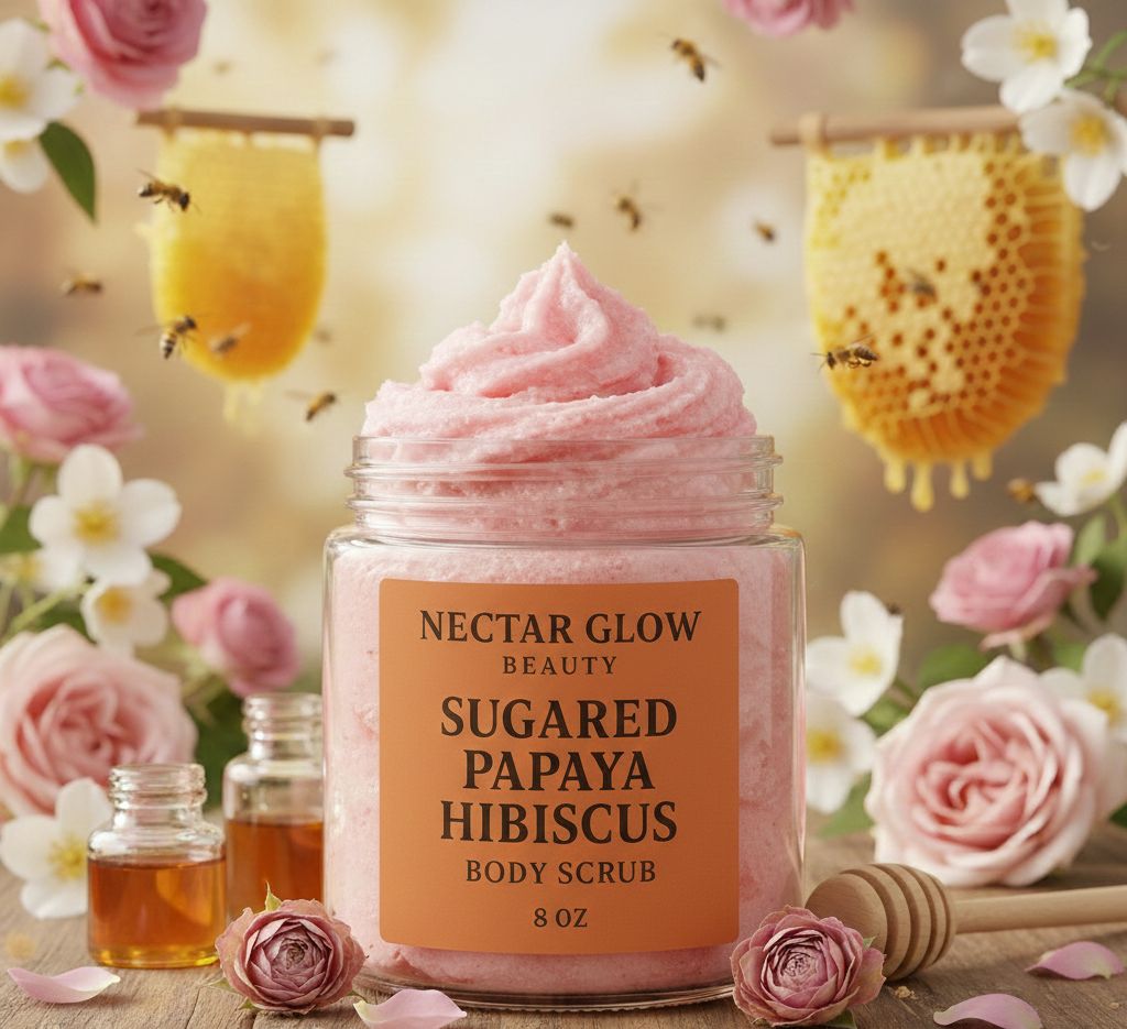 Sugared Papaya Hibiscus Body Scrub