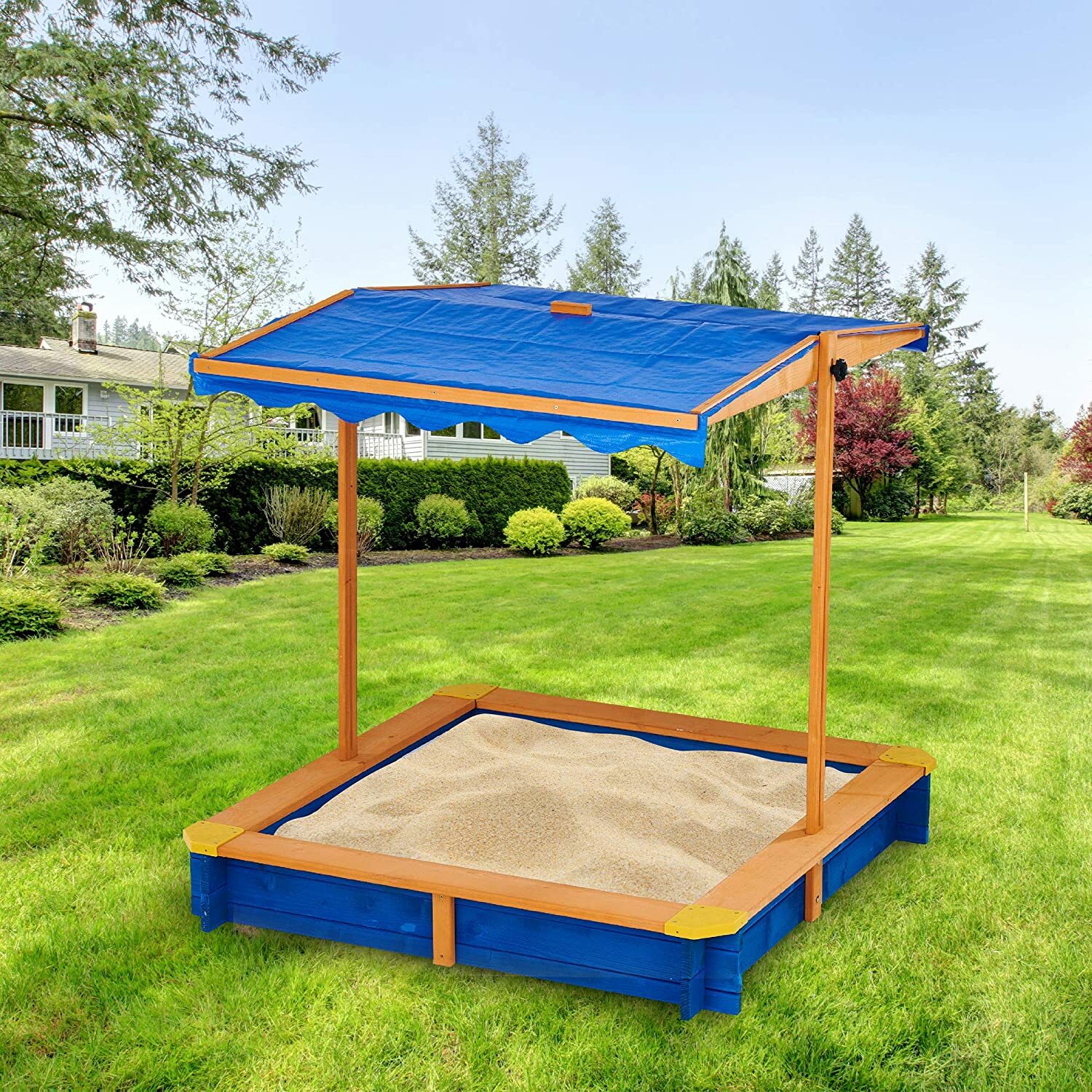 Sand Pit with Lid - 1.2m x 1.2m Sand Pit with Lid - 1.2m x 1.2m