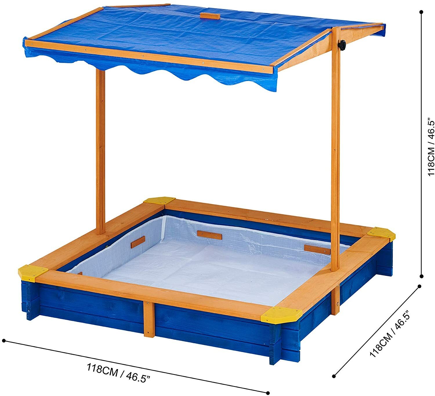 Sand Pit with Lid - 1.2m x 1.2m