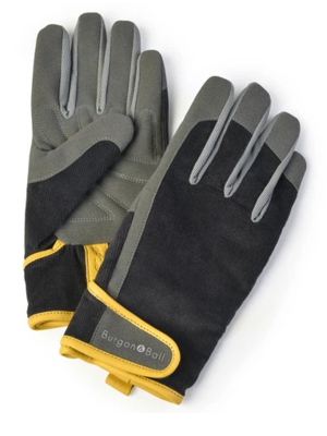 Mens Slate Corduroy Dig The Glove® - Burgon & Ball BB-GLO-GREYCORD