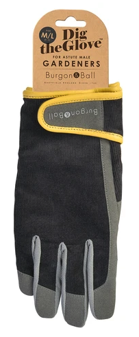 Mens Slate Corduroy Dig The Glove® - Burgon & Ball Mens Slate Corduroy Dig The Glove® - Burgon & Ball