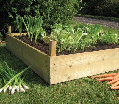 Premium Raised Bed Kit With Compost QGS-Bed-Kit-Veg