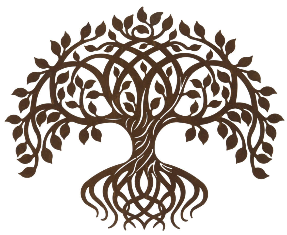 Twisted Tree Of Life Rustic Wall Plaque 60 cm | Multi purpose compost ...