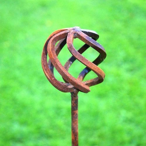 Decorative Cage Ball Design Garden Pin Decorative Cage Ball Design Garden Pin