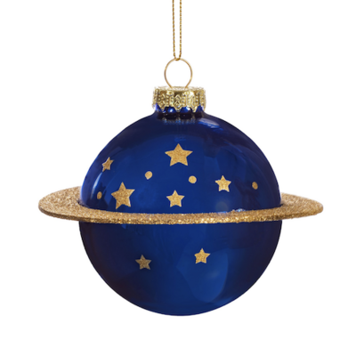Planet Shaped Bauble Lux Collection DEC-RUBYXM168