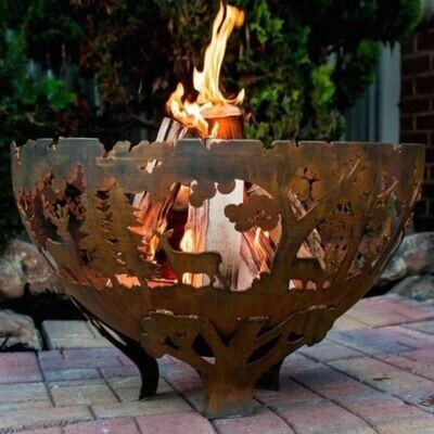 Woodland Scene Fire Bowl FF-FF262