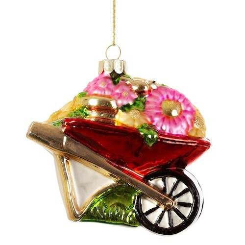 Vintage Style Wheelbarrow Christmas Bauble Vintage Style Wheelbarrow Christmas Bauble