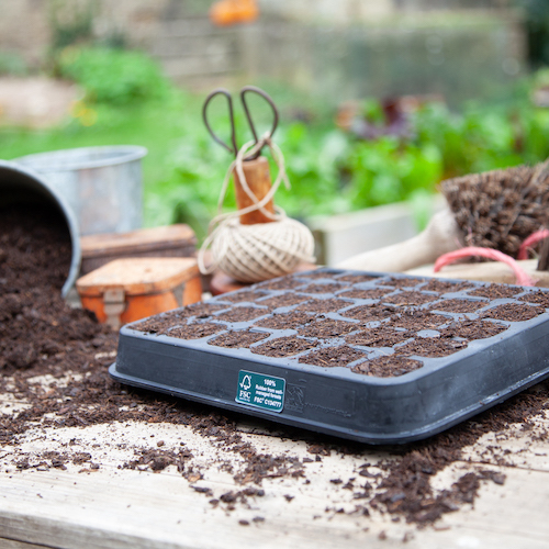 30 Cell Natural Rubber Seed Tray - With FREE Coir Compost! 30 Cell Natural Rubber Seed Tray - With FREE Coir Compost!