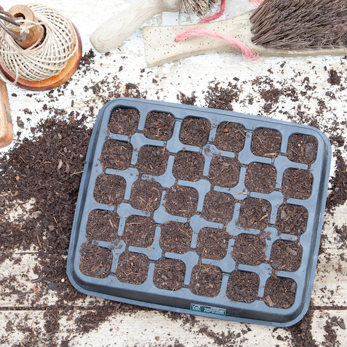 30 Cell Natural Rubber Seed Tray - With FREE Coir Compost! 30 Cell Natural Rubber Seed Tray - With FREE Coir Compost!