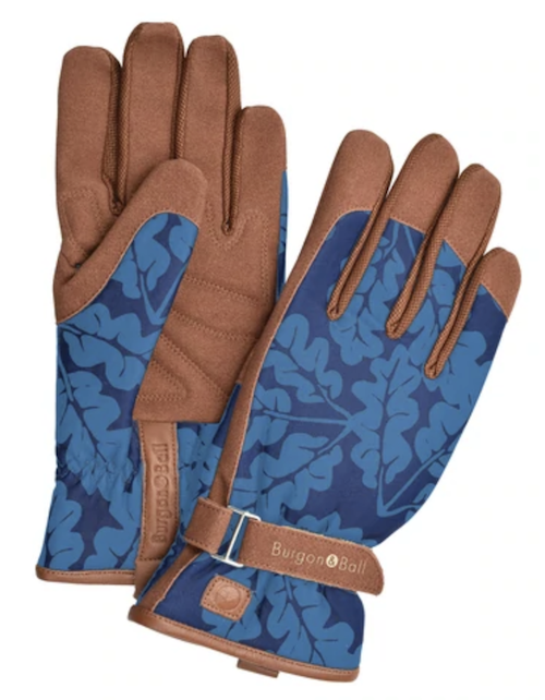 Ladies Oak Leaf Love the Glove (Navy or Green) - By Burgon & Ball Ladies Oak Leaf Love the Glove (Navy or Green) - By Burgon & Ball