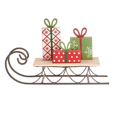 Festive Sledge With Presents Decoration DEC-BCAXM293