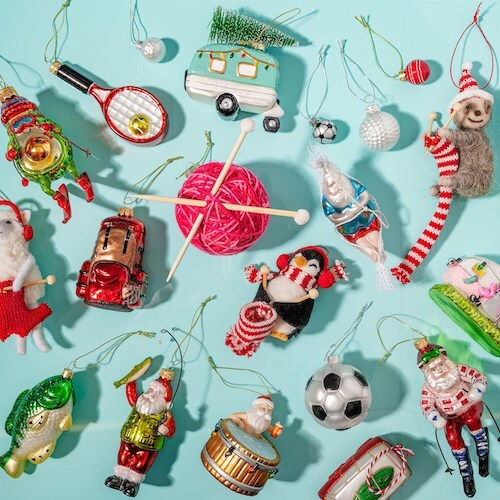 Retro Mint Green Caravan Shaped Christmas Bauble Retro Mint Green Caravan Shaped Christmas Bauble