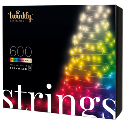 Twinkly™ 48 Meter 600 RGBW FAIRY LIGHT SMART LED STRING FL-TWS600SPP-BUK
