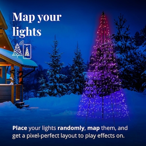 Twinkly™ 2 Meter Light Tree 300 RGBW Smart LED Feature Display Twinkly™ 2 Meter Light Tree 300 RGBW Smart LED Feature Display