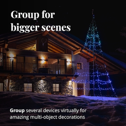 Twinkly™ 2 Meter Light Tree 300 RGBW Smart LED Feature Display Twinkly™ 2 Meter Light Tree 300 RGBW Smart LED Feature Display