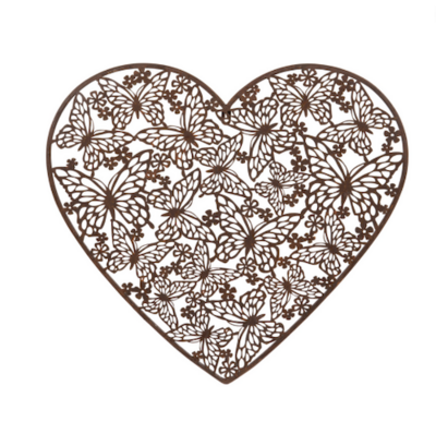 Butterfly Heart Wall Plaque 60 cm LON-LO20272