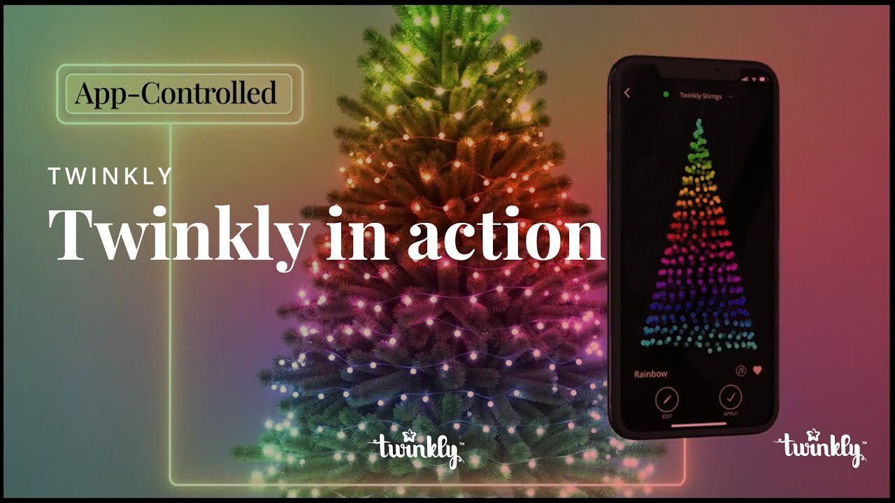 Twinkly™ 48 Meter 600 RGBW FAIRY LIGHT SMART LED STRING Twinkly™ 48 Meter 600 RGBW FAIRY LIGHT SMART LED STRING