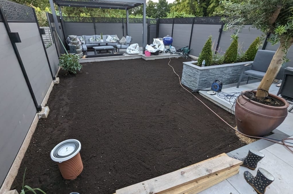 Compost Enriched Topsoil