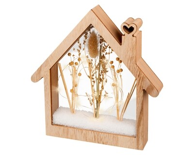 "Home is where the heart" is LED Standing Light Decoration by Lumineo KMG-486425