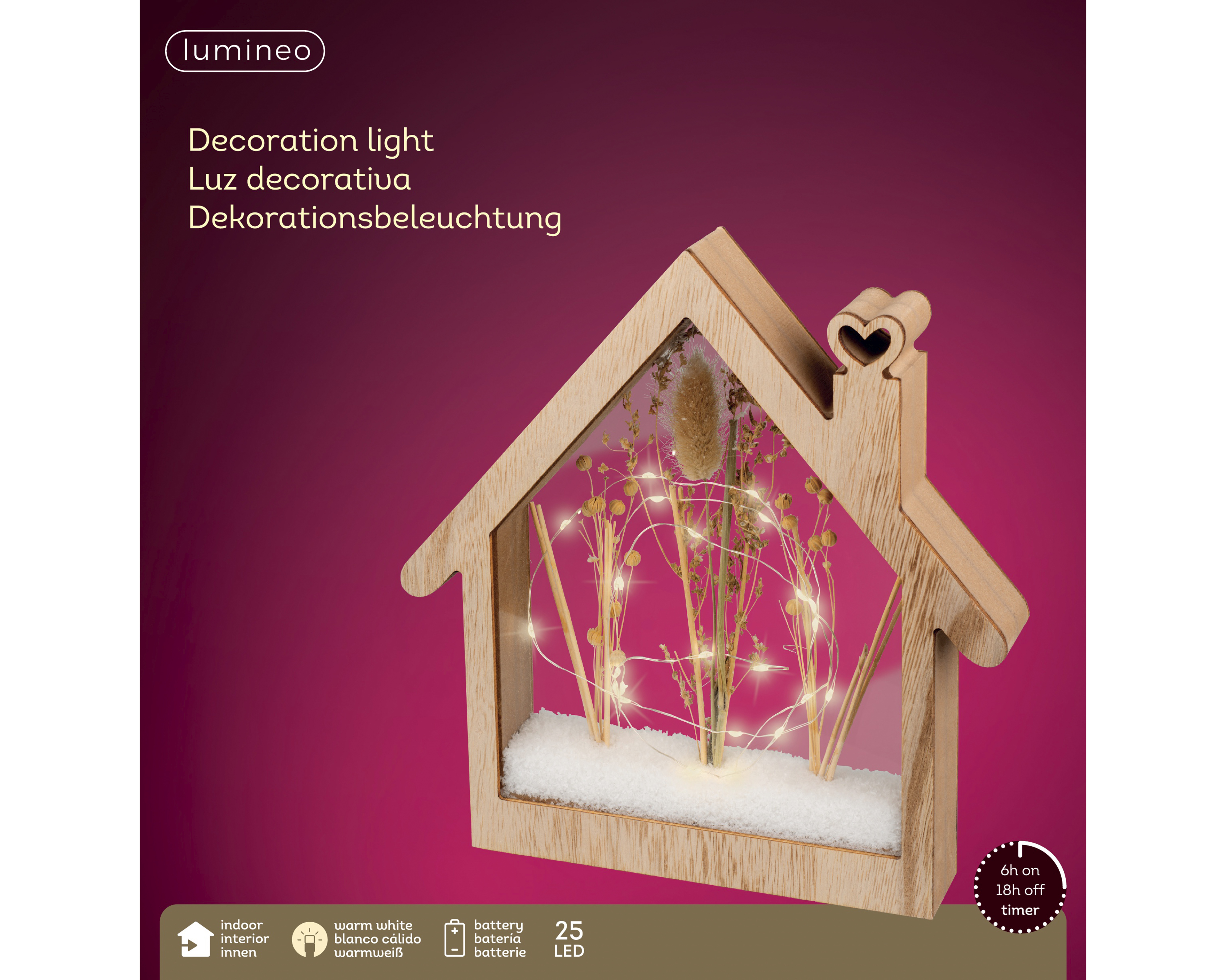 "Home is where the heart" is LED Standing Light Decoration by Lumineo "Home is where the heart" is LED Standing Light Decoration by Lumineo