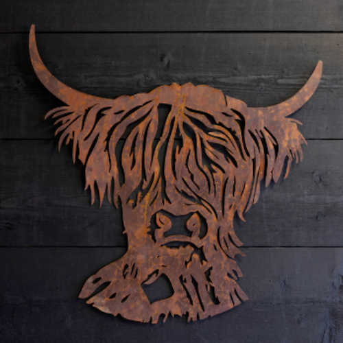 "Hamish The Highland Cow" Wall Art 75 cm "Hamish The Highland Cow" Wall Art 75 cm