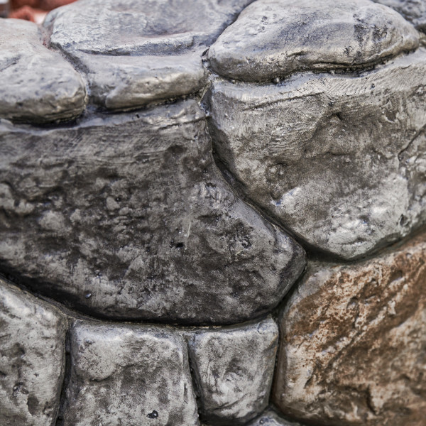 Stone Effect 71cm Gas Fire Pit