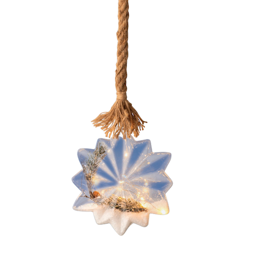 Giant Snowflake Pendant Light Decoration by Lumineo Giant Snowflake Pendant Light Decoration by Lumineo