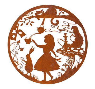 Alice Wall Plaque 40cm LON-LO23034