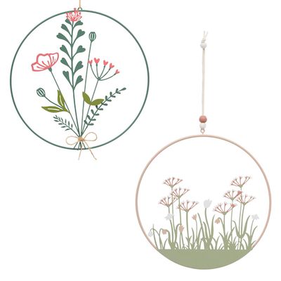Wild Flower Plaque Twin Set LON-TWINFLR
