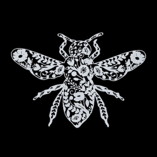 Fleur-de-Bees Wall Plaque