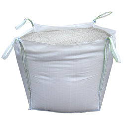 White de-icing salt bulk bag