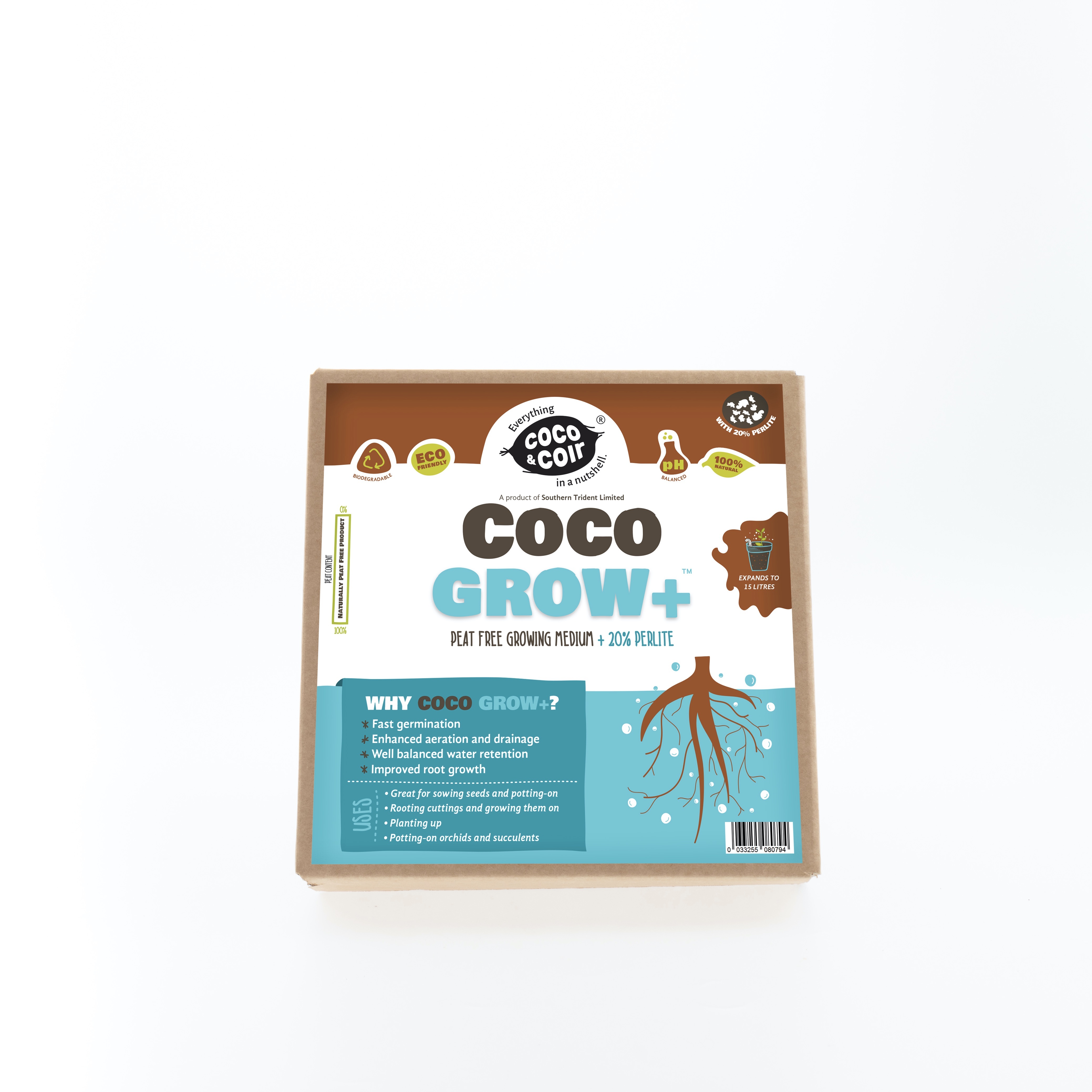 Coir Grow+ Seed &amp; Cutting Compost 15 Litre