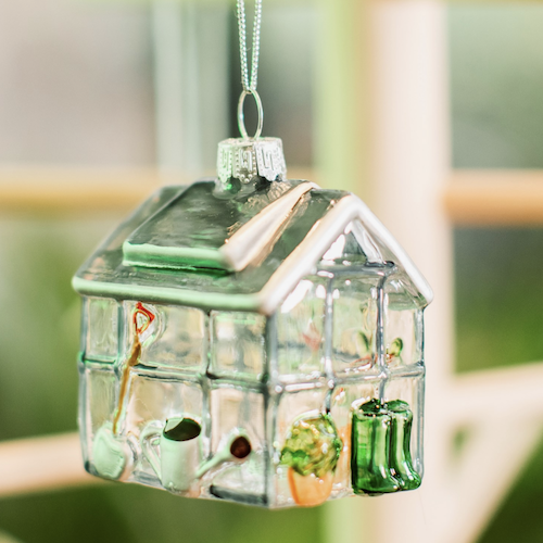 Greenhouse Christmas Bauble (small)