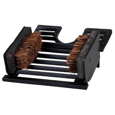 Classic Cast Iron Bootjack & Brush FF-LH63-CLASSIC