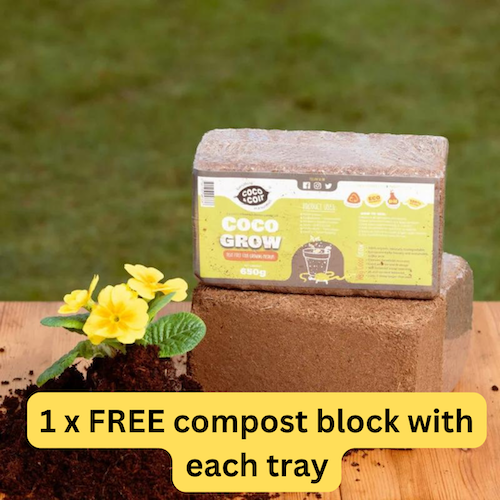 30 Cell Natural Rubber Seed Tray - With FREE Coir Compost! 30 Cell Natural Rubber Seed Tray - With FREE Coir Compost!